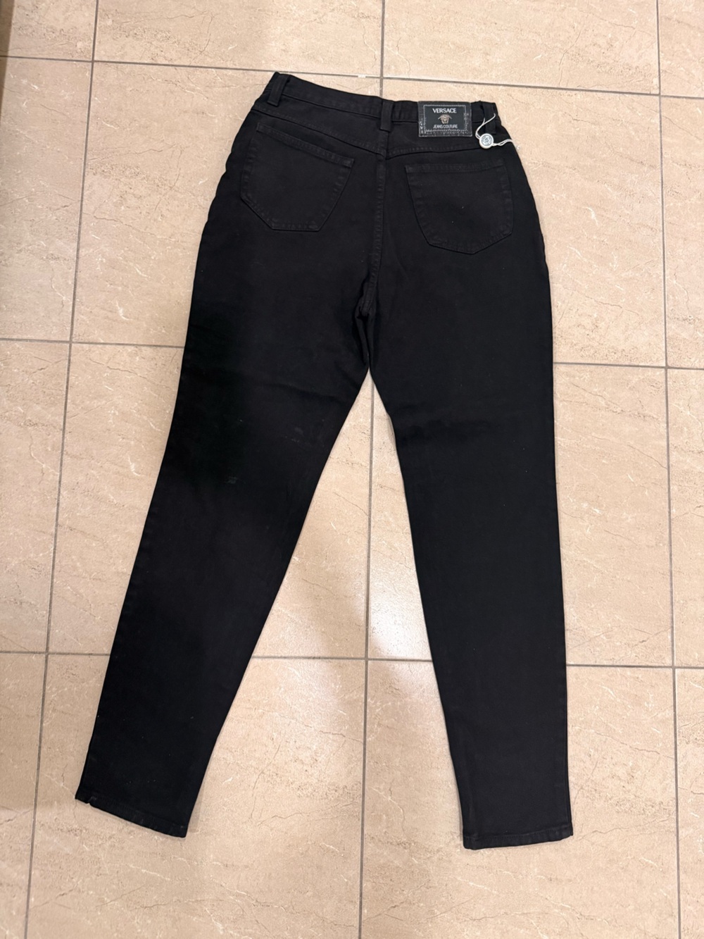 Versace Jeans Collection Black High-Rise Women's Jeans - Picture 3 of 7